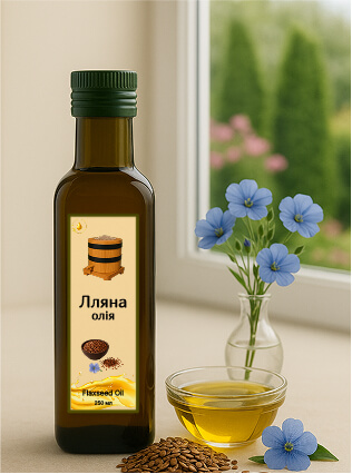 Олія з насіння  льону