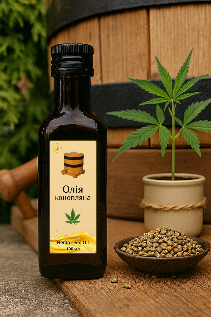 Олія з насіння конопель